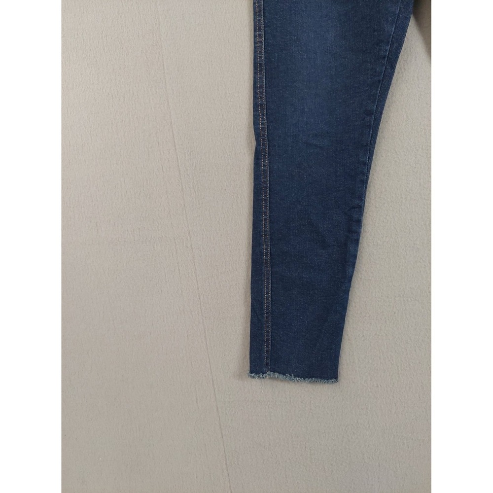 Levis Women Jean 28 Blue Denim Cotton Blend Skinny High Rise Stretch Distressed - Picture 4 of 16